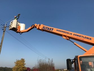 Modernizacja oświetlenia ulicznego gmina Jastrząb