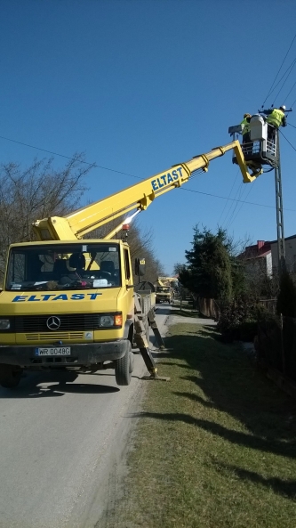 Busko Zdrój - trwa modernizacja oświetlenia drogowego