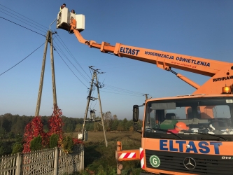 Kamionka - modernizacja oświetlenia ulicznego na terenie gminy