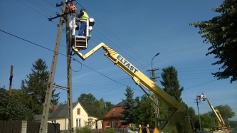 Gmina Jastrząb - modernizacja oświetlenia ulicznego