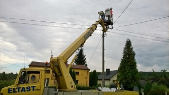 Suchedniów - trwa modernizacja oświetlenia ulicznego LED