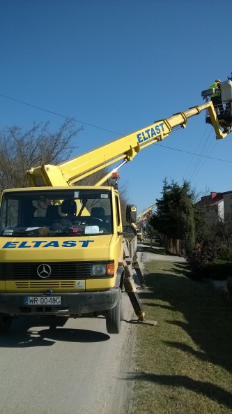 Gmina Ciasna modernizacja oświetlenia ulicznego