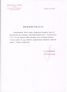 Modernizacja oświetlenia ulicznego  w Gminie Iłża
