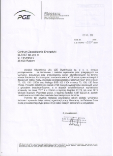 Wymiana , dobudowa oraz przewieszenie opraw  oświetleniowych na terenie miasta Pabianice