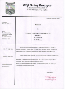 Modernizacja i rozbudowa oświetlenia ulicznego  na terenie gminy Kroczyce