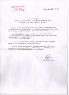 Realizacja energooszczędnego  remontu systemu  oświetlenia  ulic i dróg Gminy Boćki