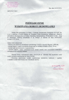 Budowa oświetlenia ulicznego na terenie Iłży