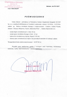 Budowa oświetlenia ulicznego na terenie Gminy Zkarzew